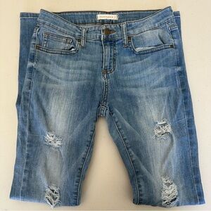 Denimbox distressed skinny jeans size 7